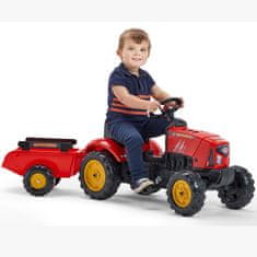 Falk Traktor Piros Supercharger Piros Nyitható motorháztető 2 éves kortól