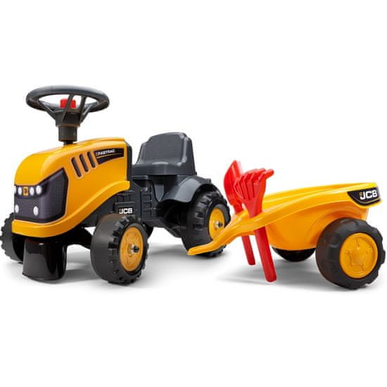 Falk Traktor JCB narancssárga pótkocsival 1 éves kortól
