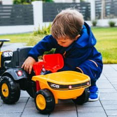 Falk Traktor JCB narancssárga pótkocsival 1 éves kortól