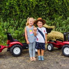 Falk Red Valtra S4 pedálos traktor pótkocsival 3 éves kortól