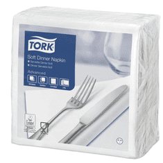 Tork Advanced szalvéta 1/4 hajtogatott 40x40cm fehér (478746) (T478746)
