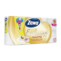 Zewa Exclusive toalettpapír 8 tekercses almond milk (29434) (Z29434)