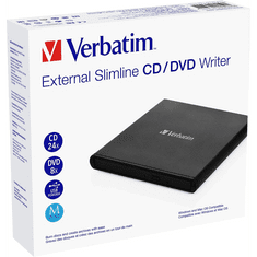 Verbatim külső DVD író fekete (53504) (verbatim53504)