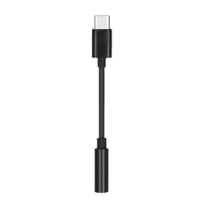 TokShop Adapter, USB Type-C - 3.5 mm jack átalakító, fekete (dobozos) (72368)