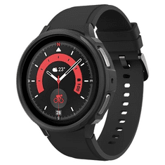 Spigen Samsung Galaxy Watch 5 Pro SM-R925F, Szilikon védőkeret, közepesen ütésálló, Liquid Air, fekete (135703)