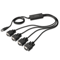 Digitus USB 2.0 --> 4x RS232 adapter (DA-70159) (DA-70159)
