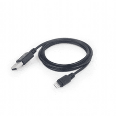 Gembird Cablexpert USB -> Lightning kábel 2m fekete (CC-USB2-AMLM-2M) (CC-USB2-AMLM-2M)