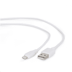 Gembird Cablexpert USB -> Lightning kábel 1m fehér (CC-USB2-AMLM-W-1M) (CC-USB2-AMLM-W-1M)