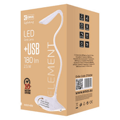 EMOS D08 LED USB asztali lámpa fehér (Z7592W) (Z7592W)