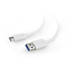 Gembird Cablexpert USB 3.0 AM --> Type-C (AM/CM) kábel 3m fehér (CCP-USB3-AMCM-W-10) (CCP-USB3-AMCM-W-10)