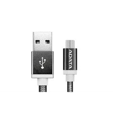 A-Data USB 2.0-Micro USB 1 m adat/töltő kábel fekete (AMUCAL-100CMK-CBK) (AMUCAL-100CMK-CBK)