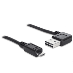 85163 EASY-USB A 2.0 ívelt bal / jobb > USB 2.0 micro-B kábel, 0.5 m (85163)