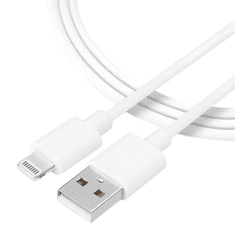 Tactical USB-A / Lightning kábel fehér (1153044) 2M (127484)