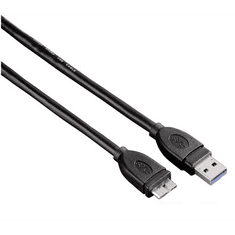 Hama Hama 53749 USB 3.0 A - USB 3.0 Micro B kábel 0,75m