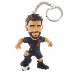 Comansi FC Barcelona: Gerard Piqué focista kulcstartó figura (Y74157) (Y74157)