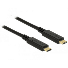 DELOCK 83668 USB 3.1 Gen 1 Type-C kábel 2m fekete (83668)