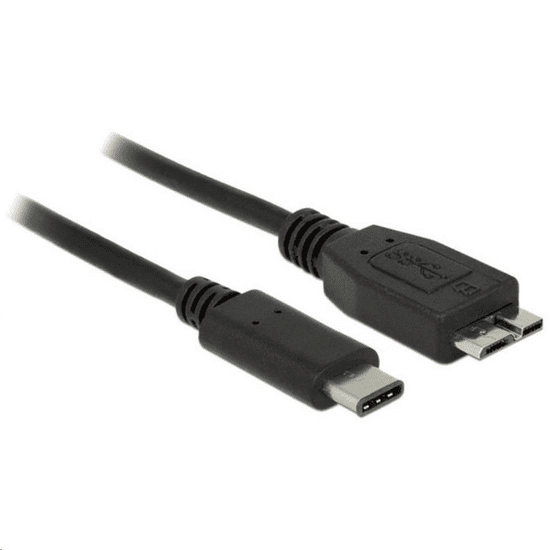 DELOCK 83677 SuperSpeed USB kábel (USB 3.1, Gen 2) USB Type-C dugó > USB Micro-B típusú dugó 1 m fekete (83677)