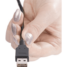 Renkforce USB 2.0 Csatlakozókábel [1x USB 2.0 dugó, A típus - 1x Apple Dock dugó Lightning] 1.00 m Fehér Kétoldalt használható dugó, Aranyozatt érintkező (RF-4087419)