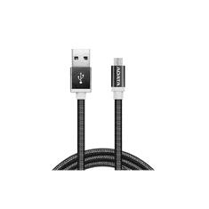 A-Data ADATA USB 2.0-Micro USB 1 m adat/töltő kábel fekete (AMUCAL-100CMK-CBK)