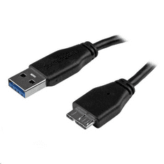 Startech StarTech.com USB -> Micro USB kábel fekete (USB3AUB50CMS) (USB3AUB50CMS)