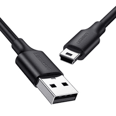 Ugreen US132 USB-A - mini USB kábel 3m fekete (10386 ) (UG10386)