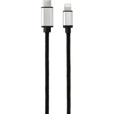 USB kábel [1x USB 3.0 dugó, C típus - 1x Apple Dock dugó Lightning] 1.00 m Fekete (RF-4353446)