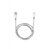 USB A -> Micro USB B összekötő kábel 1m ezüst színű (48862) (48862)