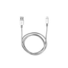 Verbatim USB A -> Micro USB B összekötő kábel 1m ezüst színű (48862) (48862)