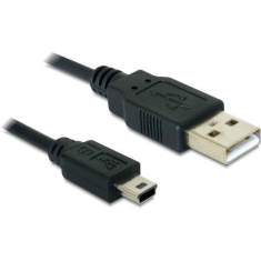 DELOCK DL82273 USB 2.0-A -> USB mini-B 5 pin 1 m apa / apa kábel (DL82273)