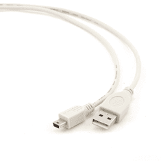 Gembird Cablexpert USB 2.0 --> mini-USB B-type male 0.9m kábel (CC-USB2-AM5P-3) (CC-USB2-AM5P-3)