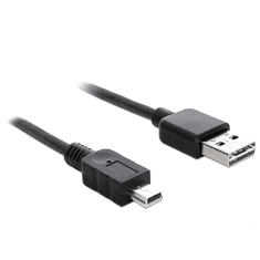 DELOCK 83362 USB 2.0 -A apa > USB 2.0 mini apa kábel 1 m (83362)