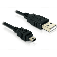 DELOCK 82252 USB 2.0 --> USB - B mini apa - apa 1,5m kábel (82252)