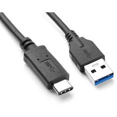 Blackbird USB-A - USB-C kábel 1m fekete (BH1312) (BH1312)