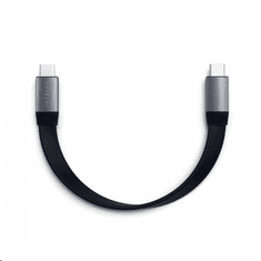 Satechi USB-C -> USB-C Gen 2 0.24m lapos kábel asztroszürke (ST-TCCFC) (ST-TCCFC)