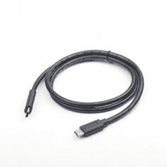 Gembird Cablexpert USB 3.1 Type-C (CM/CM) kábel 1m fekete (CCP-USB3.1-CMCM-1M) (CCP-USB3.1-CMCM-1M)
