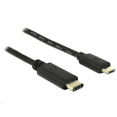DELOCK 83334 USB Type-C 2.0 > USB 2.0 Micro-B kábel, 2 m fekete (83334)