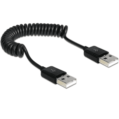 DELOCK 83239 USB 2.0-A apa / apa tekercselt kábel (83239)