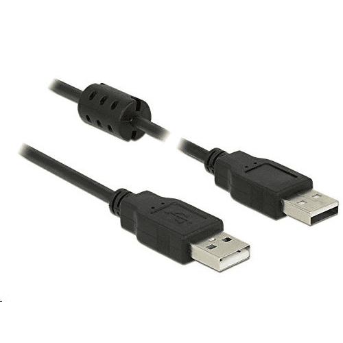 DELOCK 84891 USB 2.0 A > USB 2.0 A összekötő kábel, 2 m, fekete (84891)