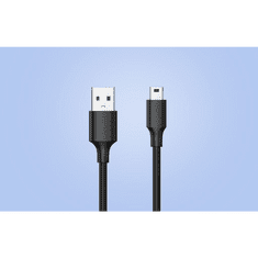 Ugreen US132 USB-A - mini USB kábel 0,25m fekete (10353) (UG10353)