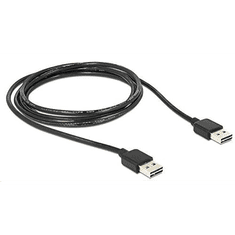DELOCK 83460 EASY-USB 2.0 -A apa > apa kábel 1 m (83460)