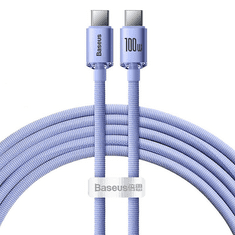 BASEUS Crystal Shine USB-C - USB-C kábel 1.2m (CAJY000605) (CAJY000605)