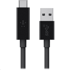 Belkin USB A --> USB C kábel fekete (F2CU029BT1M-BLK) (F2CU029BT1M-BLK)