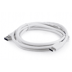 Gembird Cablexpert USB 3.0 AM --> Type-C (AM/CM) kábel 1.8m fehér (CCP-USB3-AMCM-6-W) (CCP-USB3-AMCM-6-W)