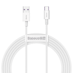 BASEUS Superior USB-A -> USB-C kábel 2m fehér (CATYS-A02) (CATYS-A02)