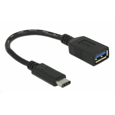 DELOCK 65634 USB Type-C (USB-C) apa > USB Type A anya 15 cm fekete (65634)