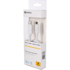 Sandberg USB-C 3.1 - USB-A 3.0 kábel 2m (136-14) (136-14)