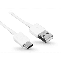 SAMSUNG USB töltő- és adatkábel, USB Type-C, 150 cm, Samsung, fehér, gyári (RRSAM-0805)