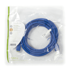 Nedis USB 3.0 Type-A - Micro USB összekötőkábel 5m kék (CCGP61500BU50) (CCGP61500BU50)