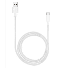 Huawei Adatkábel, USB Type-C - USB, 1 méter, SuperCharge, 4.5V/5A, fehér, gyári (64227)