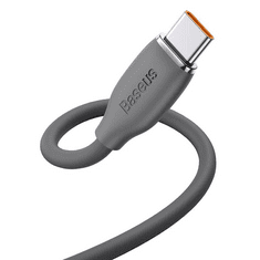 BASEUS Jelly USB-A - USB-C kábel 100W 2m szürke (CAGD010101) (CAGD010101)